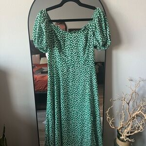 Green Polka Dot Dress